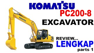 Excavator PC2008  Komatsu  Parts 1 [upl. by Llehcar]