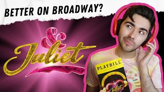 ★★★★ REVIEW amp Juliet Broadway  the jukebox musical at the Stephen Sondheim Theatre 2023 [upl. by Leiru424]