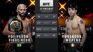 UFC 270 Free Fight Brandon Moreno vs Deiveson Figueiredo 1 [upl. by Leidag]