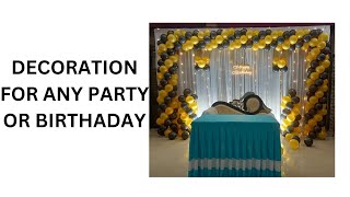 Balloon decoration  Marriage decoration  Birthday decoration videos [upl. by Town]