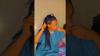 TUTORIAL FOR BRAIDSBEGINNERS vlog transition [upl. by Avehsile970]