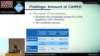 Using Multiple Accounts for Harvesting Solutions in MOOCs [upl. by Htiekal455]