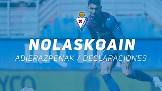 ADIERAZPENAK  Peru Nolaskoain  SD Eibar vs Andorra [upl. by Messere]