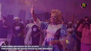 PROPHETESS DR BISI ALAWIYE  PURE PRAISE CONCERT SEASON 8  KEMI REHOBOTH [upl. by Alber]