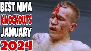 MMA’s Best Knockouts I January 2024 HD Part 1 [upl. by Chan]