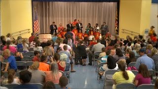 Lothian Elementary School Ribbon Cutting 8242015 [upl. by Lattie]