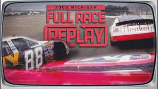 Dale Jr vs Carl Edwards 2006 Carfax 250 from Michigan International Speedway  Classic Race Replay [upl. by Goat]