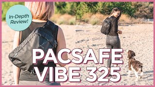 Pacsafe Vibe 325 ECONYL AntiTheft Sling Pack Review [upl. by Eniala]