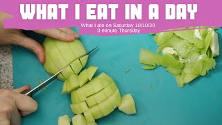 What I eat in a day Lowsalicylate and glutenfree 3minute Thursday [upl. by Hewart]