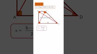 Diagonales de un Trapecio geometria [upl. by Kcirdle26]