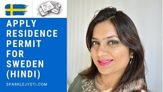 HOW TO APPLY RESIDENCE PERMIT FOR SWEDEN FROM INDIA  भारत से स्वीडन के लिए आवेदन करने का तरीका [upl. by Iroak830]