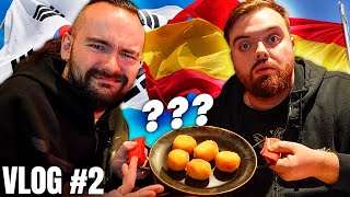 ¡COMIDA ESPAÑOLA en COREA con IBAI 🇰🇷 XOKAS VLOG 2 [upl. by Dreeda]