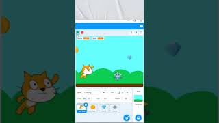 สร้างเกมแมวเก็บเหรียญคะแนนเวลาแพ้ชนะ  Scratch เกม scratch scratchgame scratchprojects [upl. by Ynnos638]