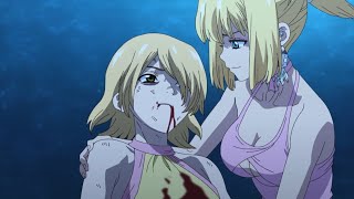 Kohaku and Ginro Death  Dr Stone New World Part 2 Episode 2 [upl. by Ellehcsor193]