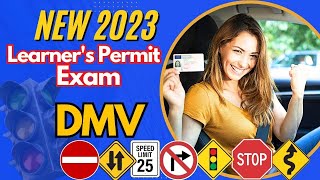 ✅ PASS YOUR DMV WRITTEN TEST 2023Permit Driving TestDrivers License💯🔥 [upl. by Rea]