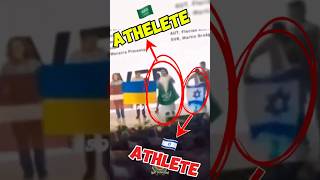 Saudi Athlete vs 🇮🇱 athlete shorts [upl. by Kutzenco]