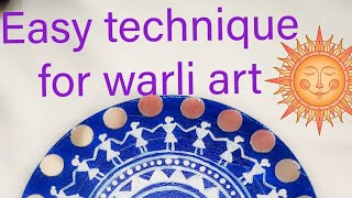 warli painting wall hangingswarli art [upl. by Einhpad346]