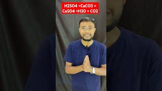 reaction viralvideo H2so4 caco3 [upl. by Ormand]