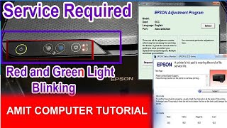 epson L3250 Reset II epson Double Red Light Blink Problem [upl. by Theodor]