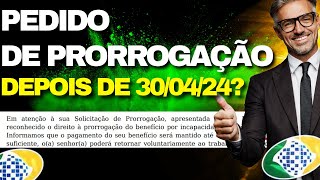 Até quando vai a prorrogação de benefício de auxílio doença [upl. by Joannes]