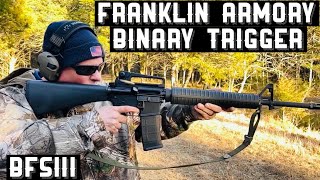 Franklin Armory Binary Trigger BFSIII [upl. by Toomin]