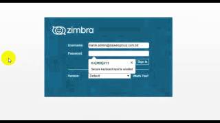 Zimbra Email Features  Preferences [upl. by Reginald831]