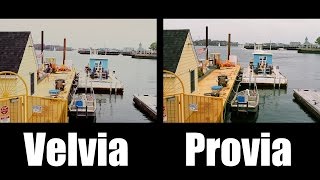 PROVIA 100 VS VELVIA 100  Slide Film Comparison [upl. by Fi]