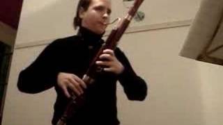 Telemann Sonata for bassoon in f minor played on quartbassoon [upl. by Rednas]