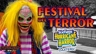 Festival del Terror 2023 Hurricane Harbor Oaxtepec  Dentro de Atracciones [upl. by Uni]