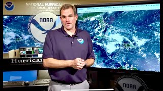 Morning Update on Potential Tropical Cyclone Four from the NHC in Miami FL August 2 2024 [upl. by Loseff665]