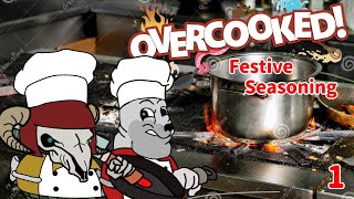 Cocina Caótica en Festive Seasoning  Overcooked Gameplay EP1 ft Nito000 [upl. by Asserrac]