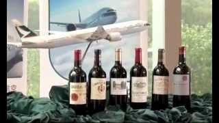 Cathay Pacific First Class Wine Tasting worldclass wines from SaintÉmilion Bordeaux France [upl. by Eiraminot782]