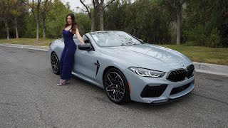 2024 BMW M8 Competition Convertible Review  Exhaust Sound  20quot M Wheels  BMW Test Drive Review [upl. by Annayr]