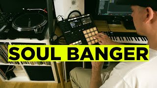 Maschine MK3  Hip Hop Beat Making From Soul Vinyl Record [upl. by Smoot]