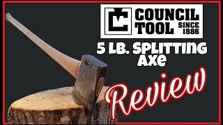 Council Tool 5lb Splitting Axe OFFICIAL REVIEW [upl. by Ojoj]