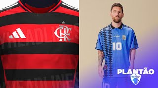 Camisas do Flamengo 202425 Coleção Adidas Originals para seleções e mais  PLANTÃO MDF [upl. by Alyak]