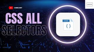 CSS Selectors  All types of selectors in CSS css selectors [upl. by Neelrihs217]
