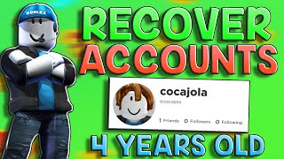 How To Recover Roblox Accounts WITHOUT Email or Phone Number [upl. by Rezzani]