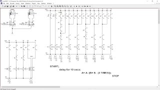 Tutorial FluidSIM Pneumatic A A B B with Timer and Counter [upl. by Kappel991]