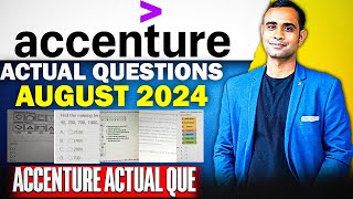 🔥Accenture August 2024 Actual Questions Accenture Actual Questions asked🔥 [upl. by Bej22]