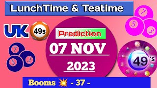 uk49s dobbel prediction for 07112023  today uk49s lunchtime prediction  dobbel uk49s [upl. by Nona]