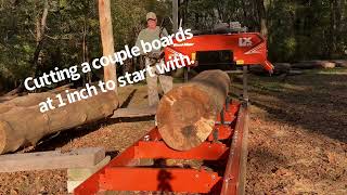 WOODMIZER LX25 SAW MILL  REVIEW AND HELPFUL TIPS [upl. by Nenad]