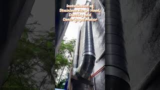 Stainless Range Hood Ducting and Centrifugal Exhaust [upl. by Jephthah758]