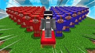 MINECRAFT BED WARS 40 VS 40 WITH SUBSCRIBERS [upl. by Laitselec]