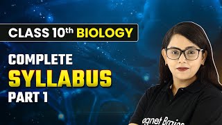 Class 10 Biology CBSE Board Exam 202324  Complete Syllabus Part 1 [upl. by Elfie]