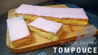 How To Make Tompouce  Dutch Mille Feuille Recipe  ENG [upl. by Fiske50]