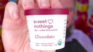 Sweet Nothings Spoonable Smoothies Chocolate Cup Review [upl. by Aiceila]