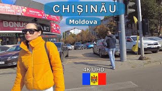 Walking in Chisinau Moldova 4K UHD [upl. by Hsiekal]