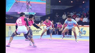 Pro Kabaddi 2019 Jaipur Pink Panthers vs Bengal Warriors highlights Hindi [upl. by Abla]