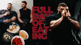 FULL DAY OF EATING  emrebaass ile çıtır sohbet art of mass finali yarış [upl. by Wenz285]